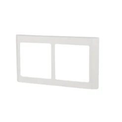 LK FUGA® designramme Soft 63 2×1 modul vandret hvid