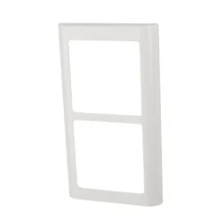 LK FUGA® designramme Soft 63 2×1 modul lodret hvid