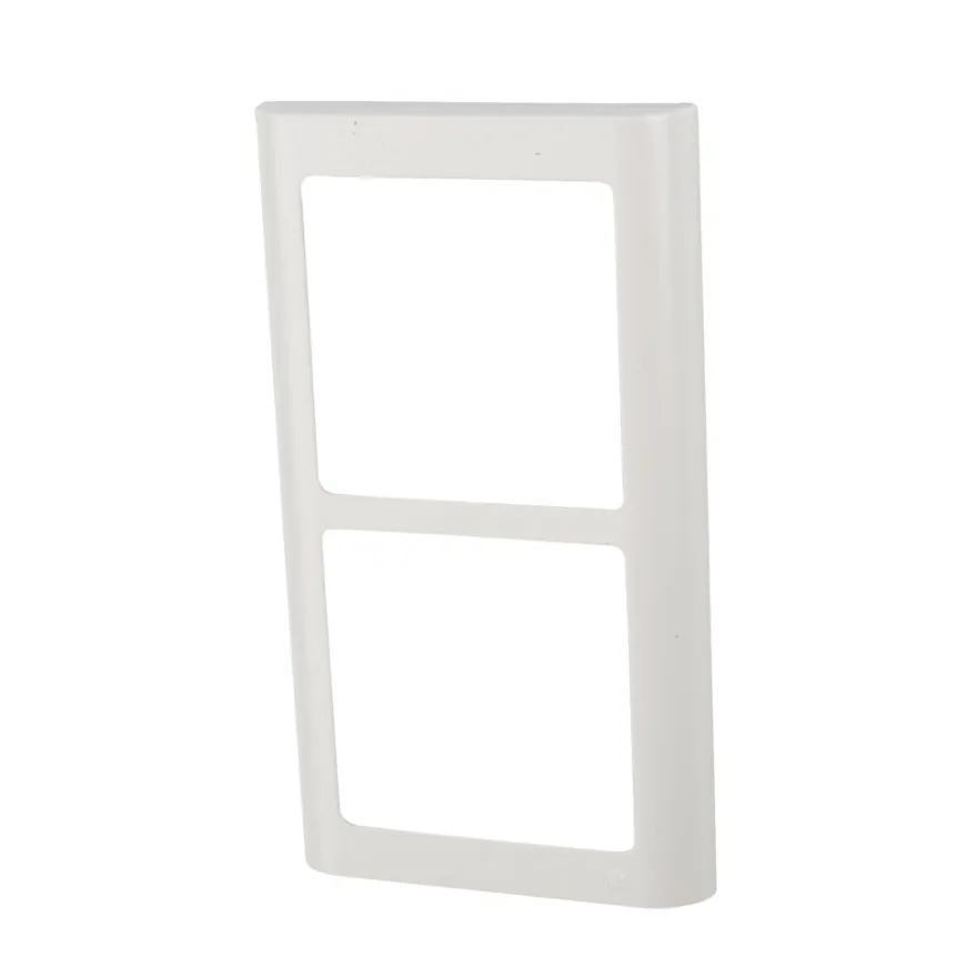LK FUGA® designramme Soft 63 2×1 modul lodret hvid