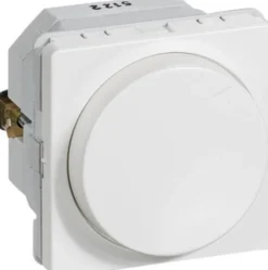 LK FUGA® lysdæmper med drejeknap MEK-D 300CR hvid