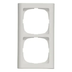 LK FUGA® Softline ramme 63 til 2 afbrydere hvid