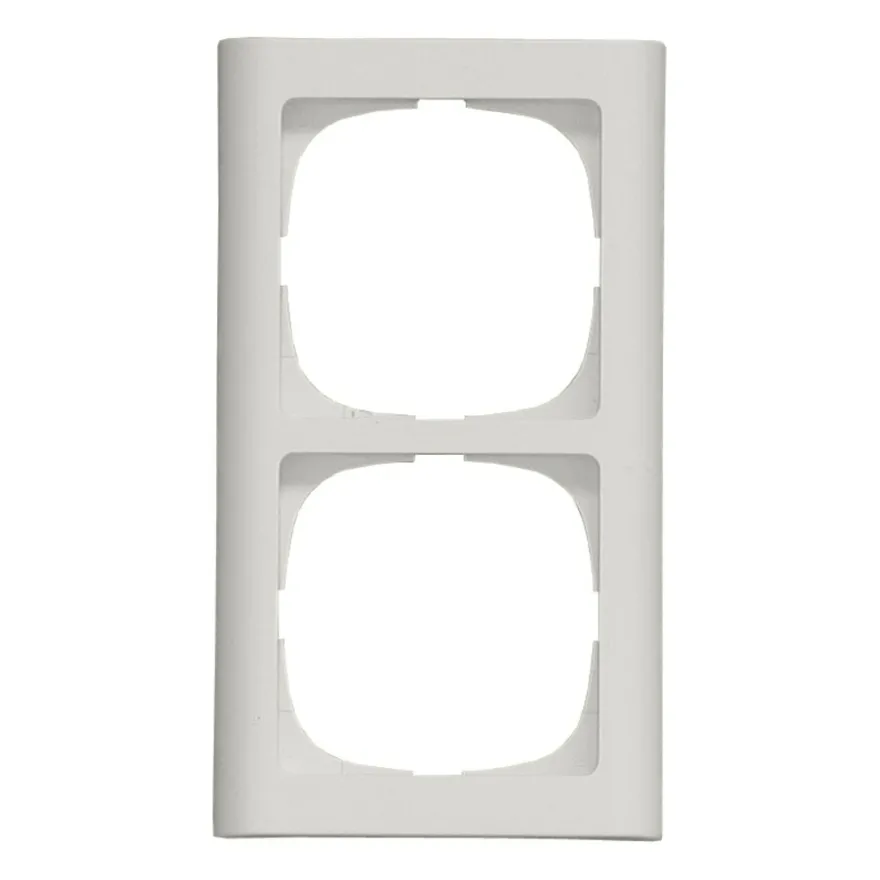 LK FUGA® Softline ramme 63 til 2 afbrydere hvid