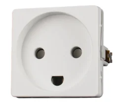LK FUGA® stikkontakt m/jord uden afbryder hvid