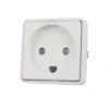 LK FUGA® stikkontakt m/jord hvid