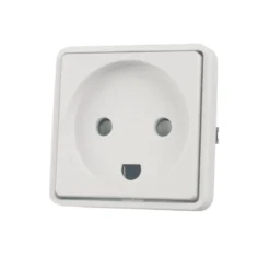 LK FUGA® stikkontakt m/jord hvid