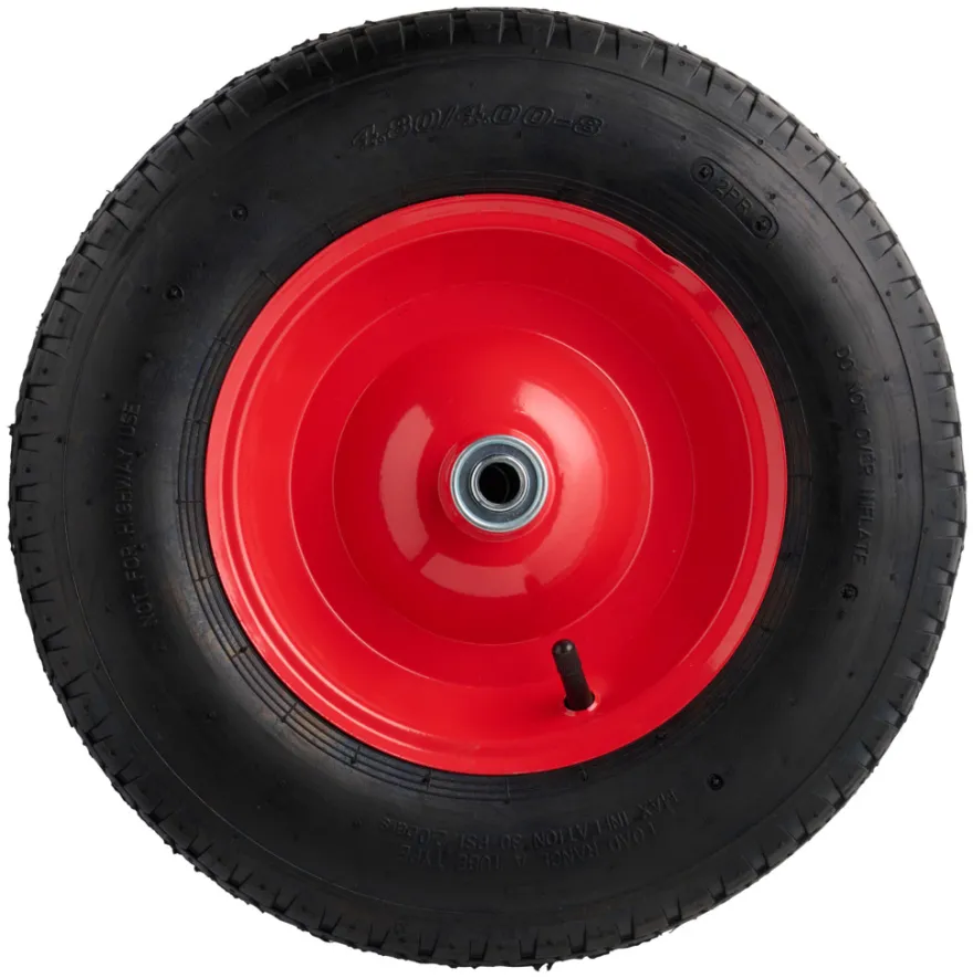 Luftgummihjul til betonbør 4 x 8" - Garden®