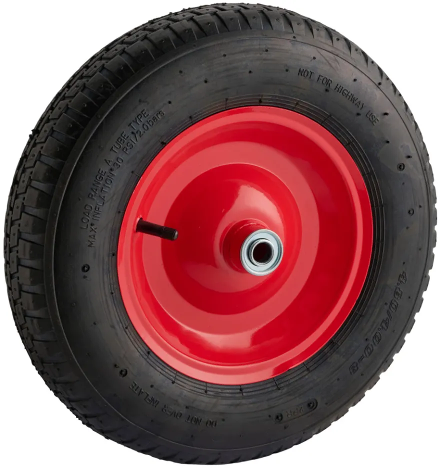 Luftgummihjul til betonbør 4 x 8" - Garden®