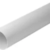 Luftkanal hvid Ø100 x 500 mm