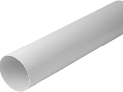 Luftkanal hvid Ø100 x 500 mm