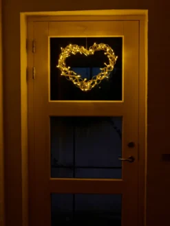 Lyshjerte 80 LED-pærer 40 cm