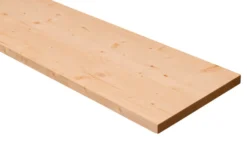 Massiv hylde i fyr 25 mm x 30 x 120 cm