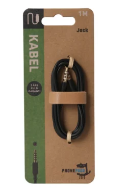 Mini jack til mini jack kabel – 1 meter