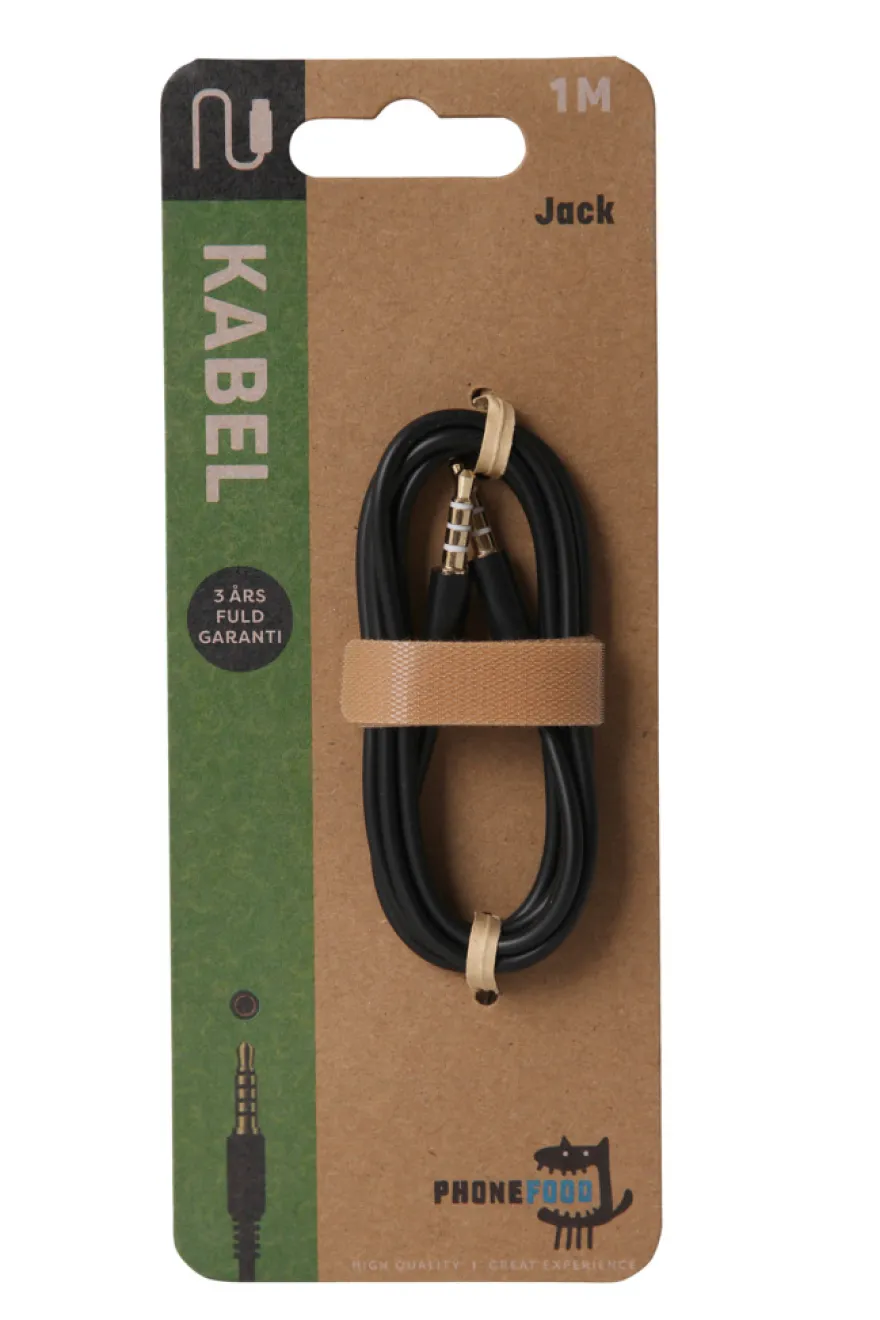 Mini jack til mini jack kabel – 1 meter