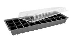 Minidrivhus m/låg 60 x 22 x 7,5 cm