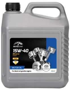 Motorolie mineralsk 15W-40 4 liter - AutoZone®