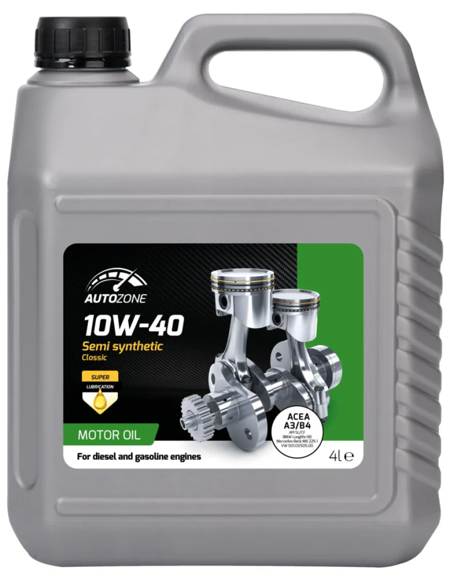 Motorolie semisyntetisk 10W/40 4 liter - AutoZone®
