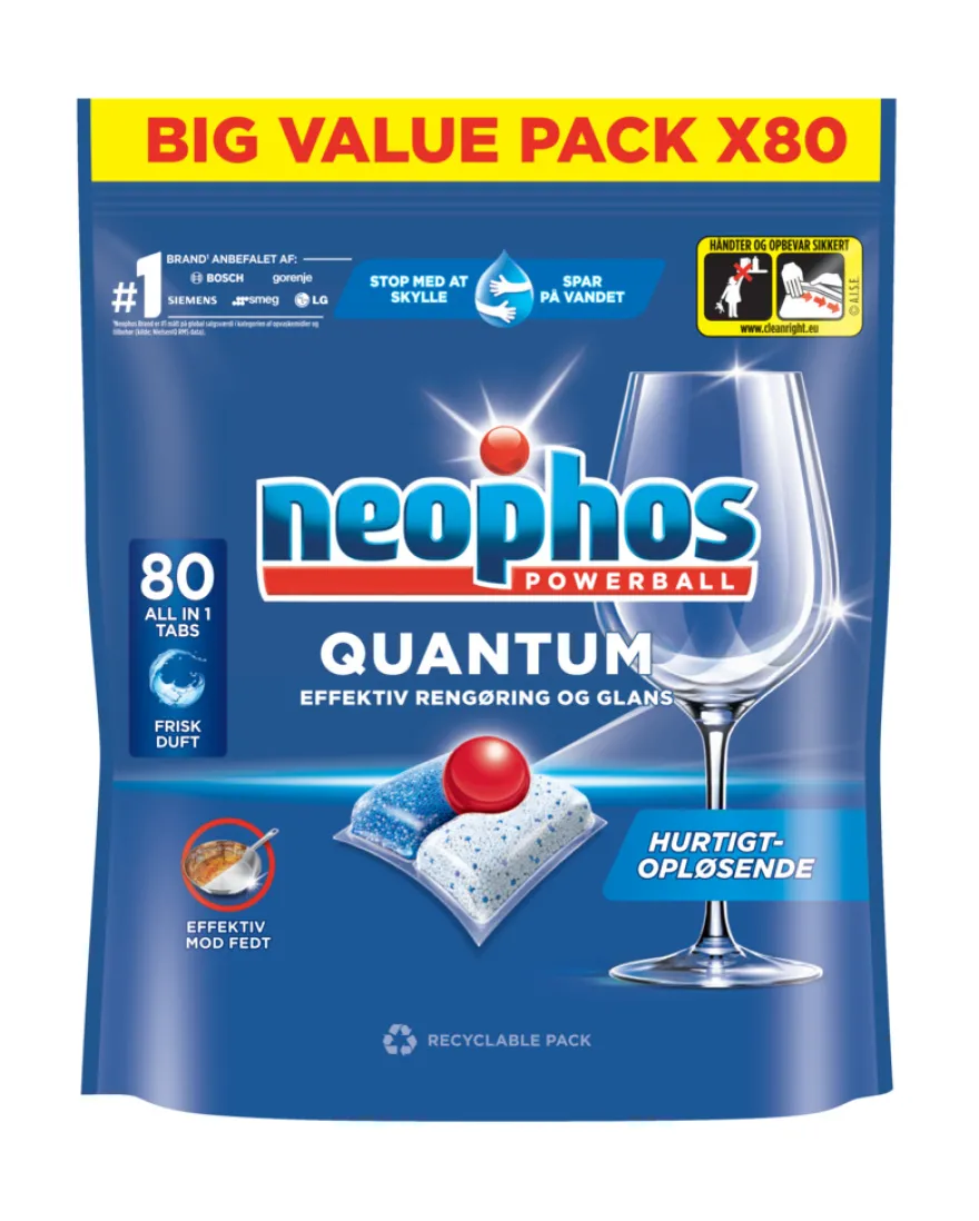 NEOPHOS All-in-1 opvasketabs 80 stk.