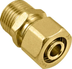 Nippel til PEX-rør 1/2" x 18 mm