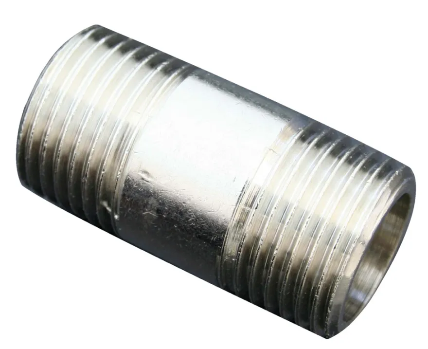 Nippelrør krom 1/2" x 40 mm