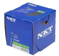 NKT Fasteners DECK+ Outdoor terrasseskrue 4,5 x 42mm 250 stk.