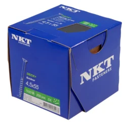 NKT Fasteners DECK+ Outdoor terrasseskrue 4,5 x 55mm 250 stk.
