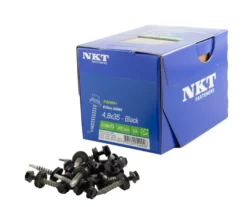 NKT Fasteners farmerskrue sort 4,8 x 35 mm 200 stk.