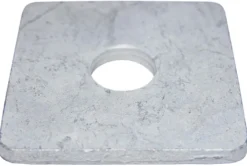 NKT Fasteners skive firkantet M8 25 x 25 mm 6 stk.