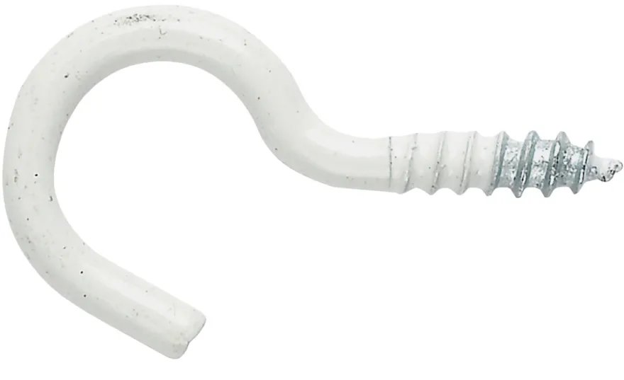 NKT Fasteners skruekrog 3,5 x 50 mm hvid 4 stk.