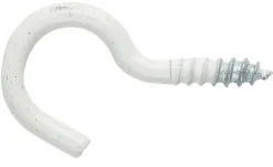 NKT Fasteners skruekrog 3,0 x 40 mm hvid 6 stk.