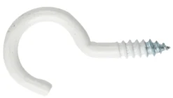NKT Fasteners skruekrog hvid 4,5 x 50 mm 2 stk.