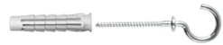 NKT Fasteners T6 universaldyvel m/krog 6 x 30 mm 4 stk.