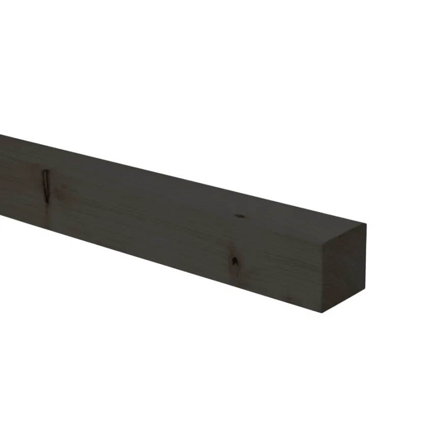 Nordic Fence multistolpe sort 90 x 90 x 2700 mm