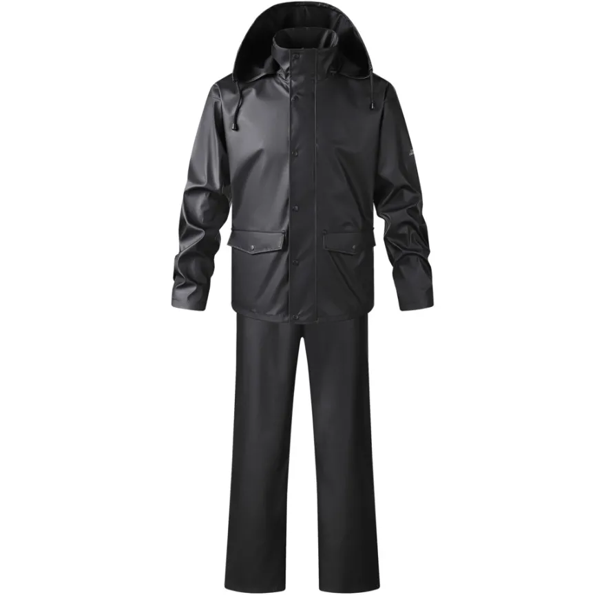 Oak Creek® regntøj unisex sort str. M