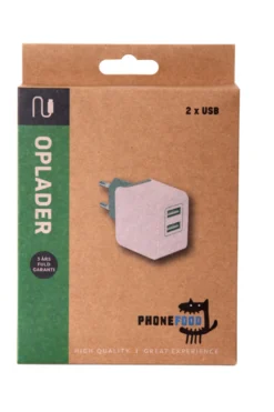 Oplader med 2 USB porte