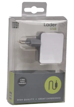 Oplader med 2 USB porte