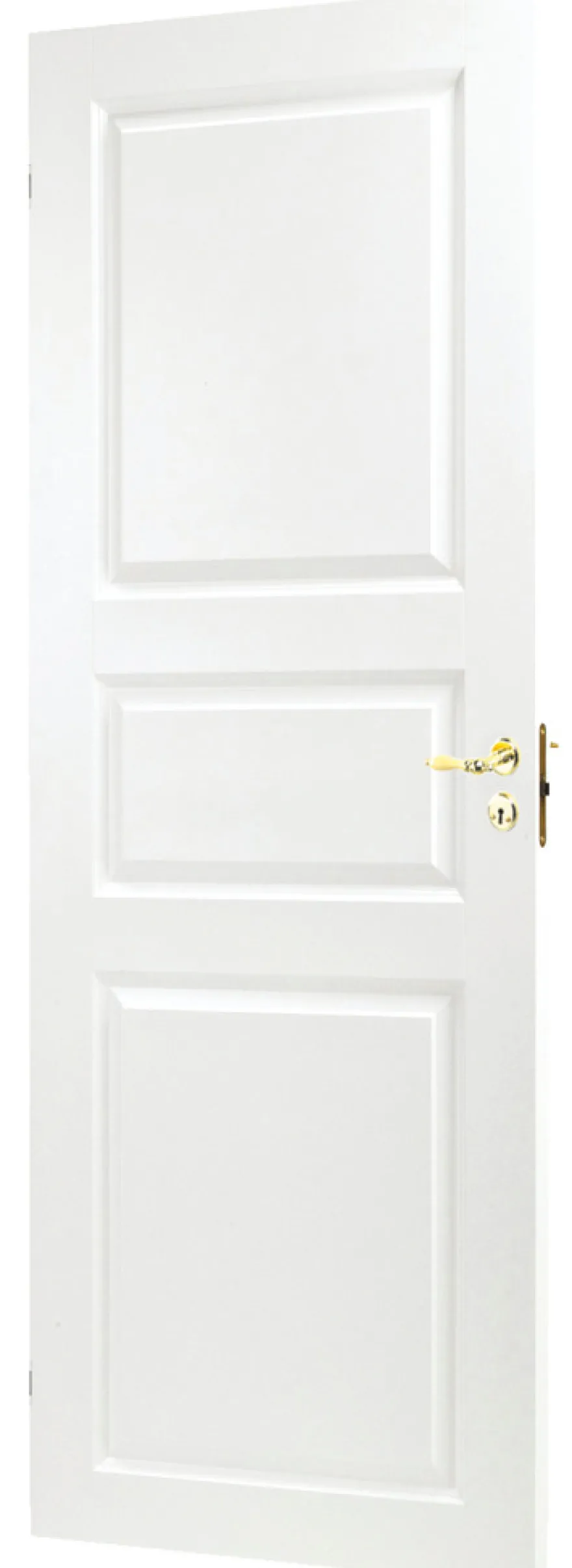 Optimal hvidmalet formpresset dør 82,5 x 204 cm