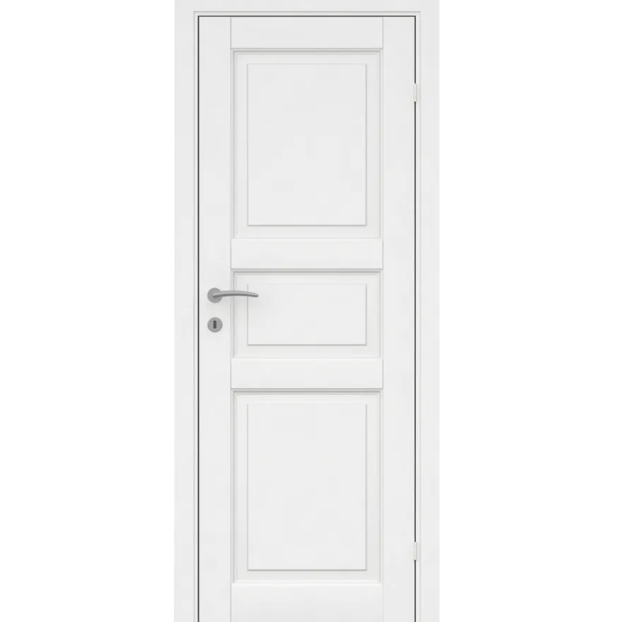 Optimal hvidmalet formpresset dør 82,5 x 204 cm