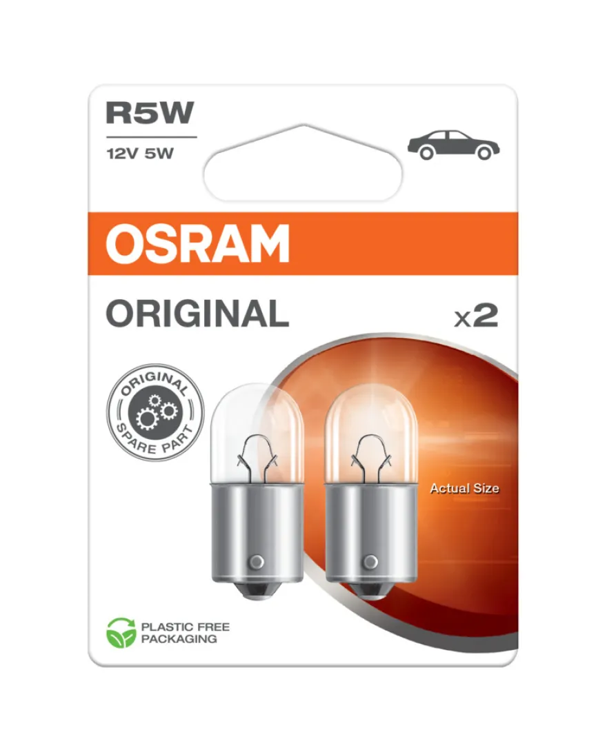 Osram autopære R5W - 2 stk.