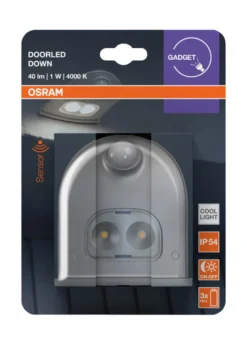 Osram DoorLED Down sensorlampe sølv