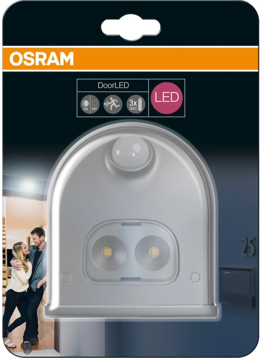 Osram DoorLED Down sensorlampe sølv