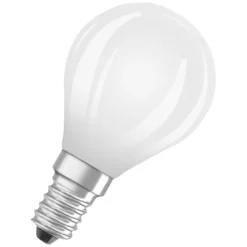 Osram LED mat kronepære E14 2,2 W 2-pk.