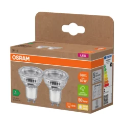 Osram LED PAR16 spotpære GU10 2 W 2-pk.