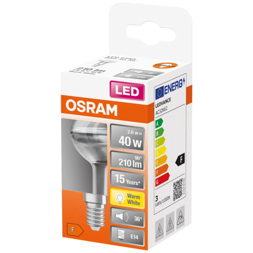 Osram LED reflektor R50 spot E14 2,6 W