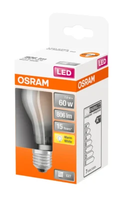 Osram LED Star Classic mat standardpære E27 6,5 W