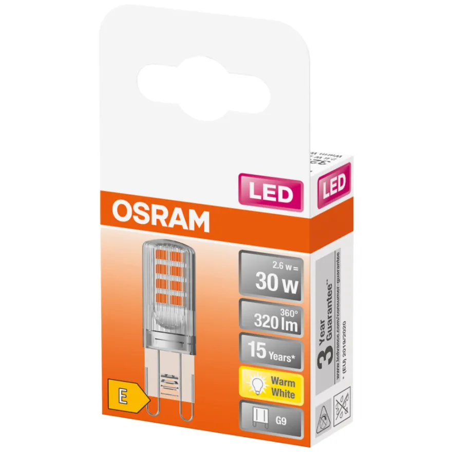 Osram LED Star Pin stiftpære G9 2,6 W