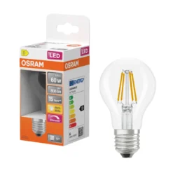 Osram LED Superstar Classic klar standardpære dæmpbar E27 7,0 W