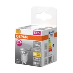 Osram LED Superstar dæmpbar LED-spotpære GU10 3,7 W