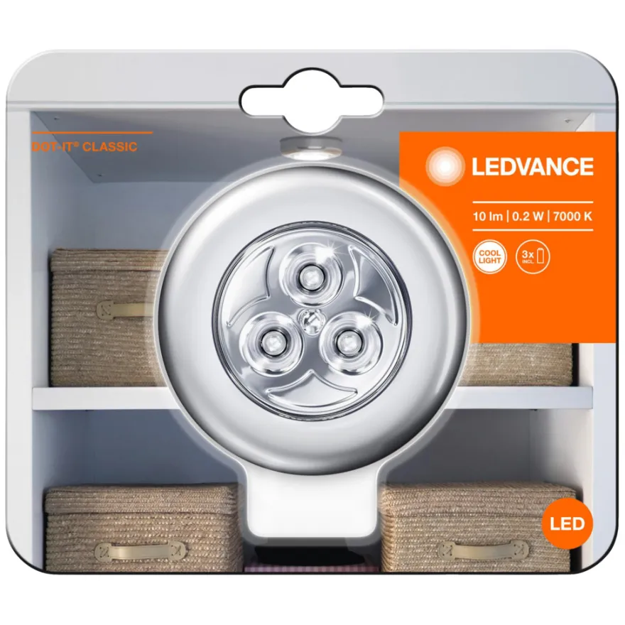 Osram Ledvance Dot It Classic spot sølv 0,2 W