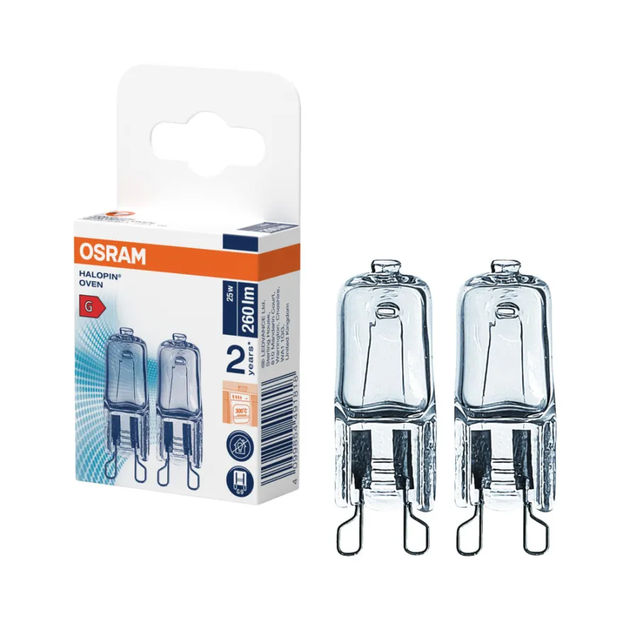 Osram ovnpære G9 25 W 2-pk.