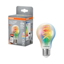 Osram SMART+ klar filamentpære RGBW E27 4,8 W